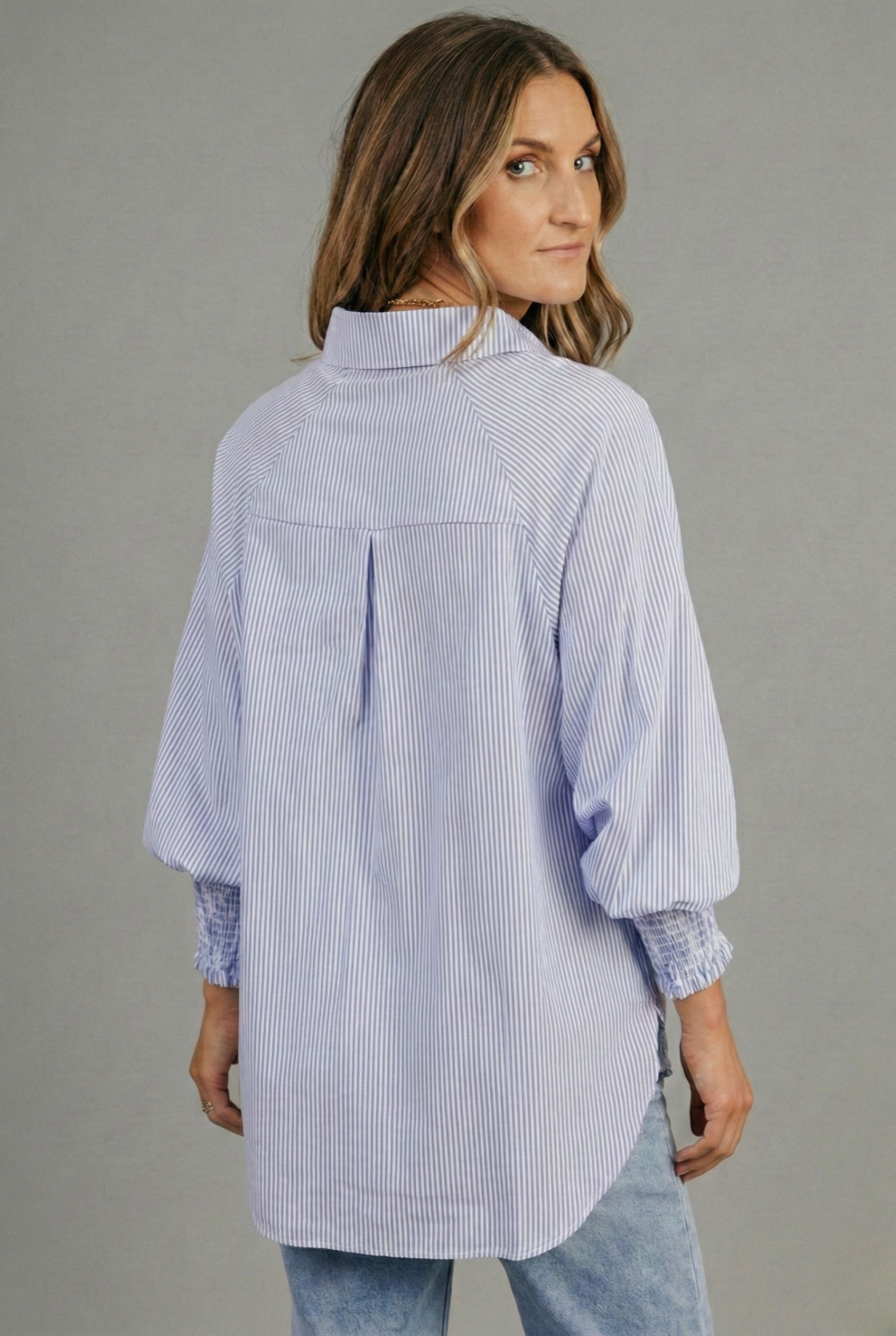 Bubble Pocket Button Down