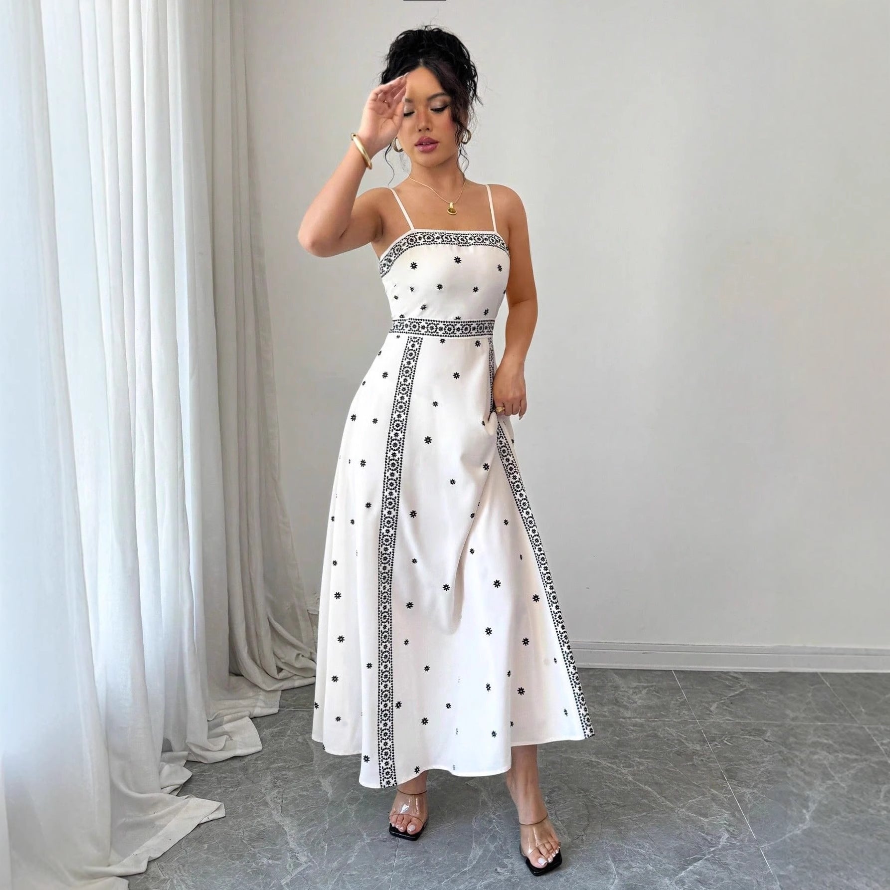Amara Printed Maxi Dress